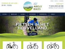 Tablet Screenshot of jefabelsbikes.nl